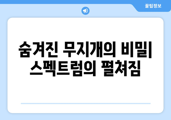 무지개의 비밀| 빛의 춤과 물리적 원리 | 무지개, 빛, 굴절, 반사, 스펙트럼