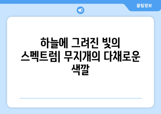 빛과 물방울의 만남| 무지개가 탄생하는 놀라운 과학 | 무지개, 빛의 분산, 굴절, 반사