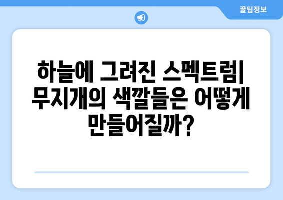 무지개의 신비| 빛의 굴절과 반사의 과학 | 과학, 자연 현상, 빛, 굴절, 반사, 스펙트럼