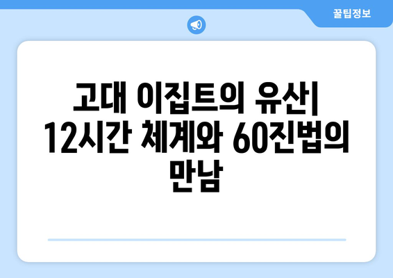 1시간은 왜 60분일까? | 시간의 기원, 1시간을 60분으로 나눈 역사적 맥락