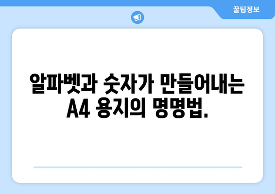 A4 용지, 기하학적 균형과 알파벳-숫자 명명의 비밀| 디자인의 조화 | A4 용지, 기하학, 명명법, 디자인