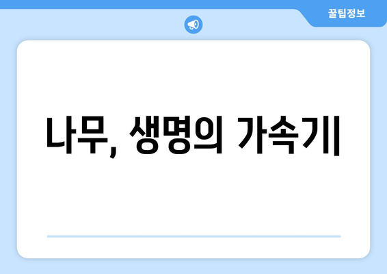 생명의 가속기| 빠른 성장으로 환경을 바꾸는 나무의 놀라운 힘 |  환경 변화, 기후 변화, 지속 가능한 성장