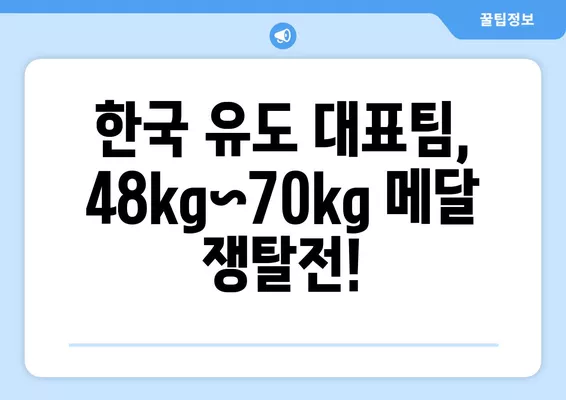 항저우 아시안게임 유도 경기| 남자/여자 48kg~70kg  결과 & 선수 명단 |  경기 일정, 예선, 결승, 패자부활전