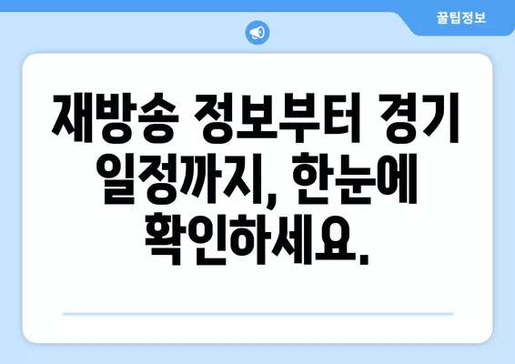 2024 아시안컵 4강 대한민국 vs 호주 경기 하이라이트 & 골장면 다시보기 | 재방송, 결과, 일정, 시간, 영상