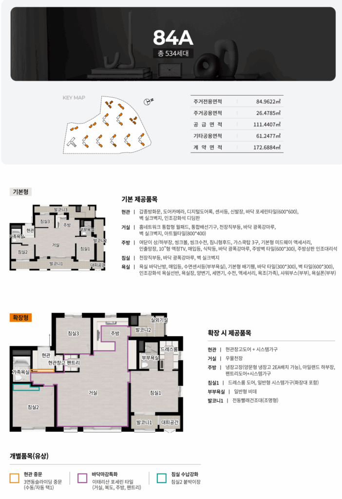 클러스터 용인 경남아너스빌_세대안내1