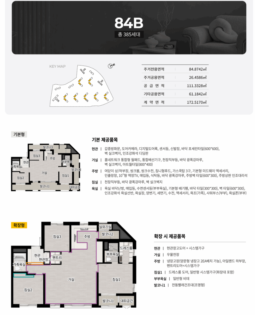 클러스터 용인 경남아너스빌_세대안내2